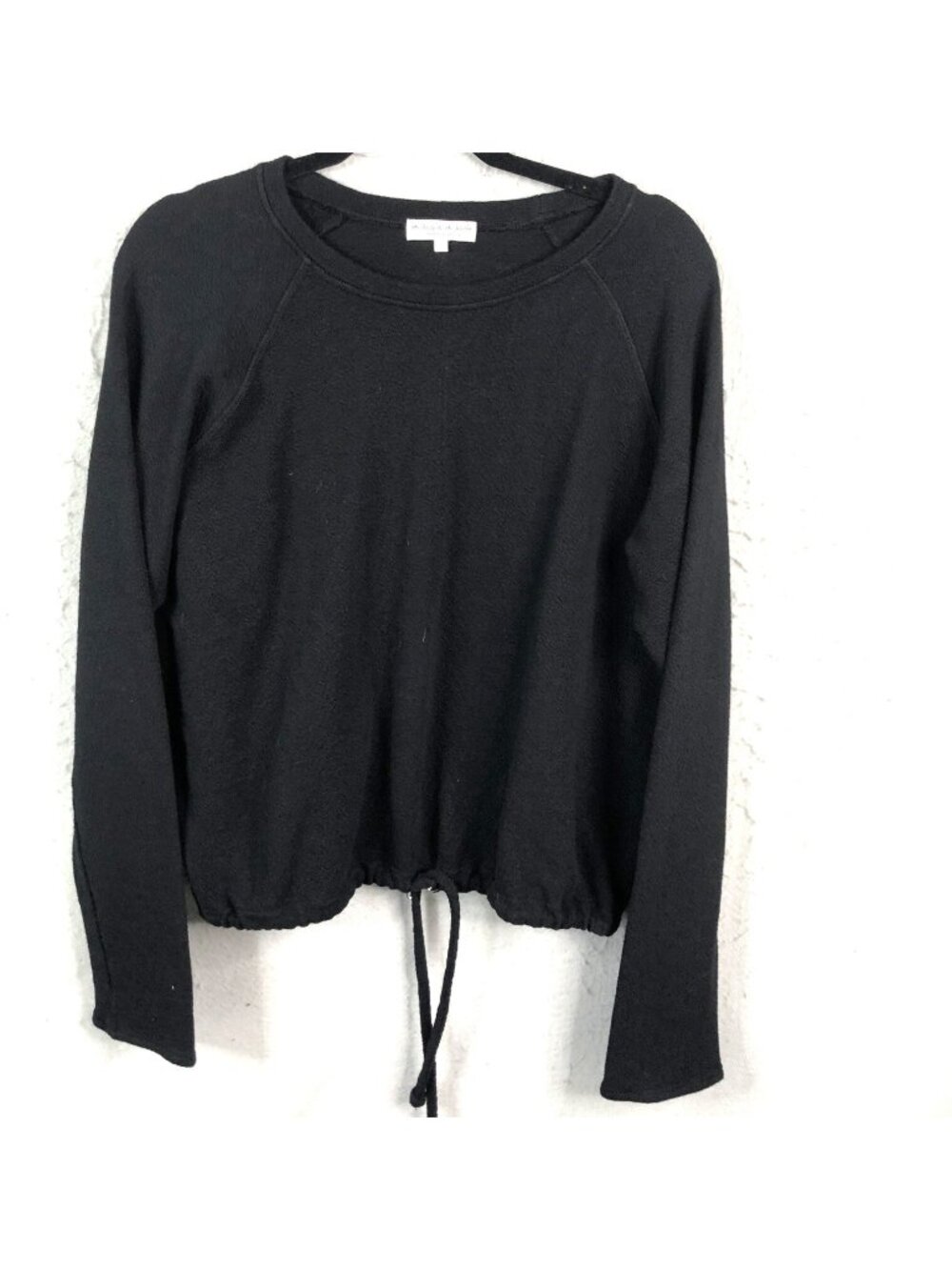 The Lady & The Sailor Top Women M Black 100% Cotton Lounge Beach Casual